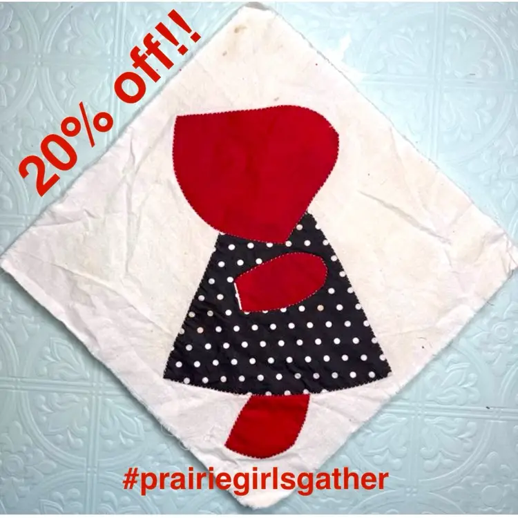 Sun Bonnet Sue Quilt Block