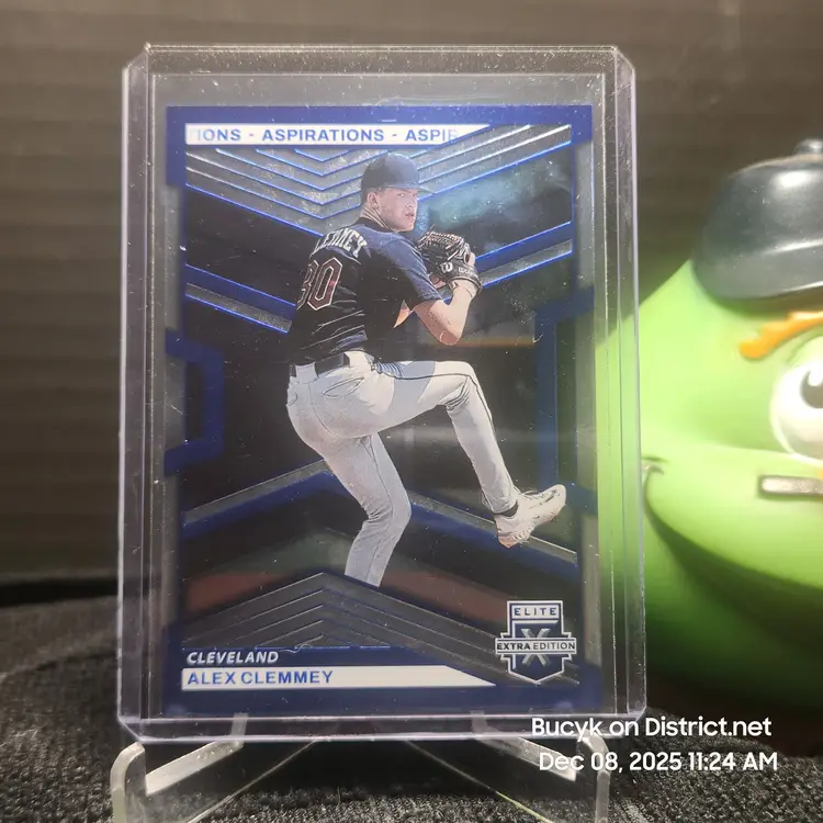 2023 Panini EEE Blue - Alex Clemmey Washington Nationals 305/349