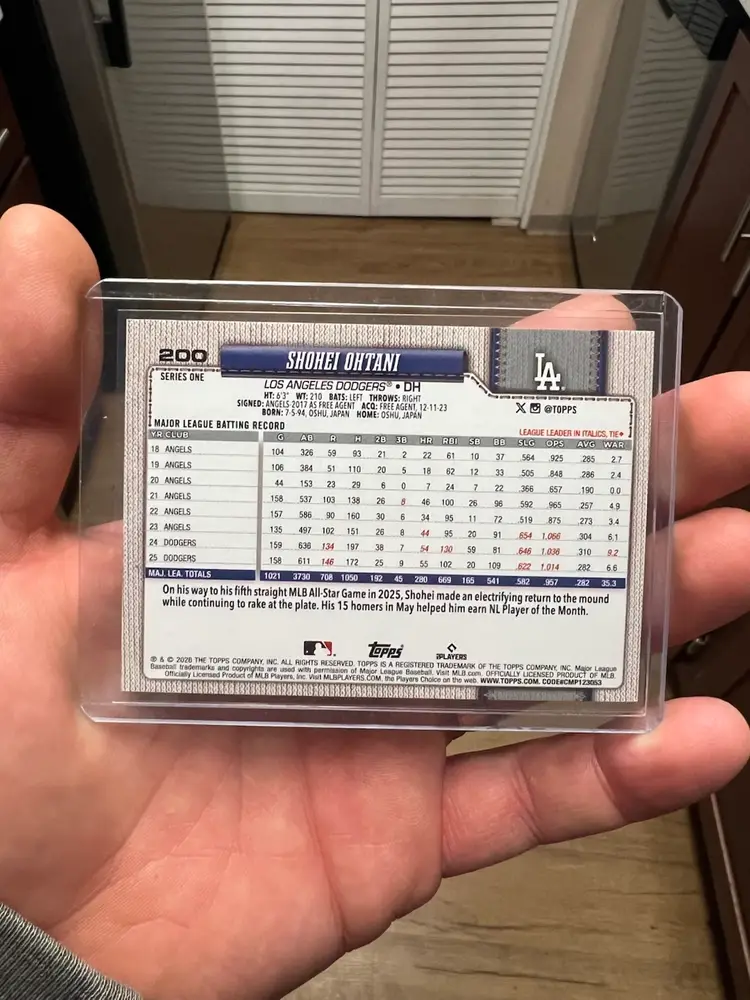 2026 Topps Series 1 Shohei Ohtani Diamante #200