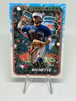 Bo Bichette - 2024 Topps Holiday Santa Hat Variation - Toronto Blue Jays