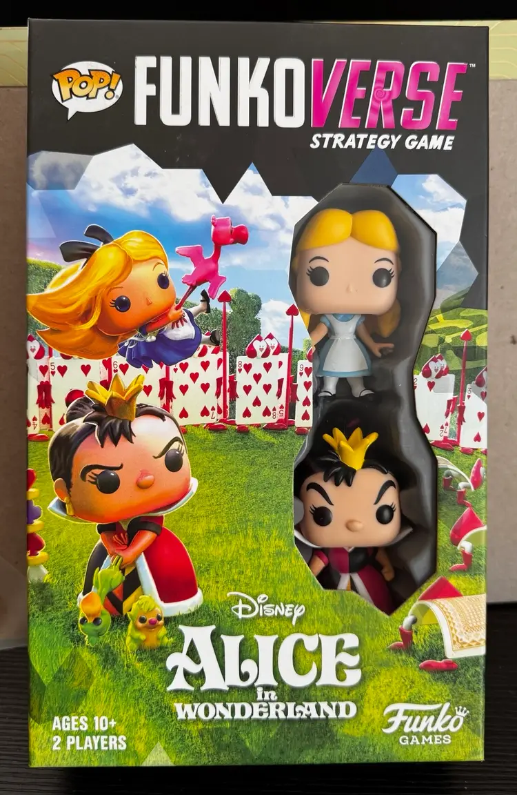 Pop! FunkoVerse Disney Alice in Wonderland strategy game