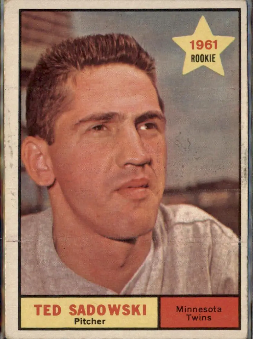 1961 Topps #254 Ted Sadowski - ( ) - Minnesota Twins
