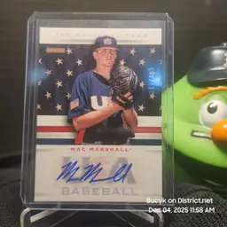 2013 Team USA Auto - Mac Marshall San Francisco Giants 390/499