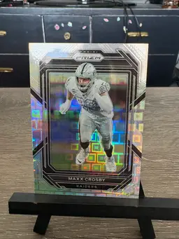 Maxx Crosby 2022 Panini Prizm Pandora Refractor /400 NFL Football Card Las Vegas Raiders (F)