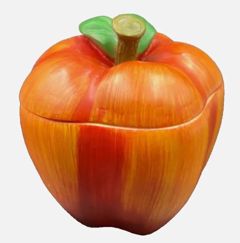 BIN - PUMPKIN TRINKET BOX container Halloween RESIN