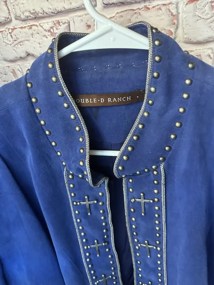 Double D Ranch Blue Jacket Size XL