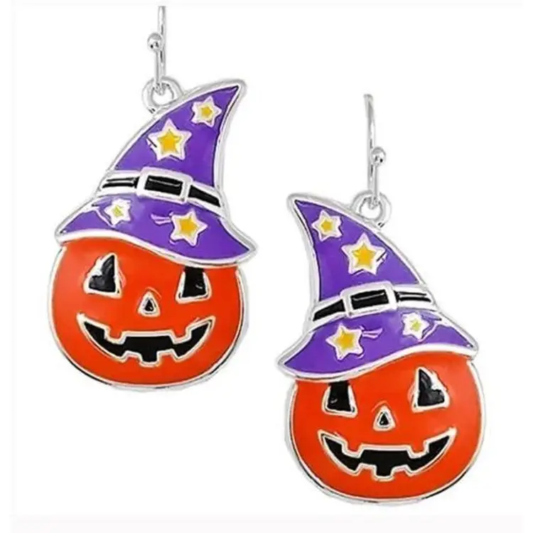 NWT Halloween Pumpkin Earrings