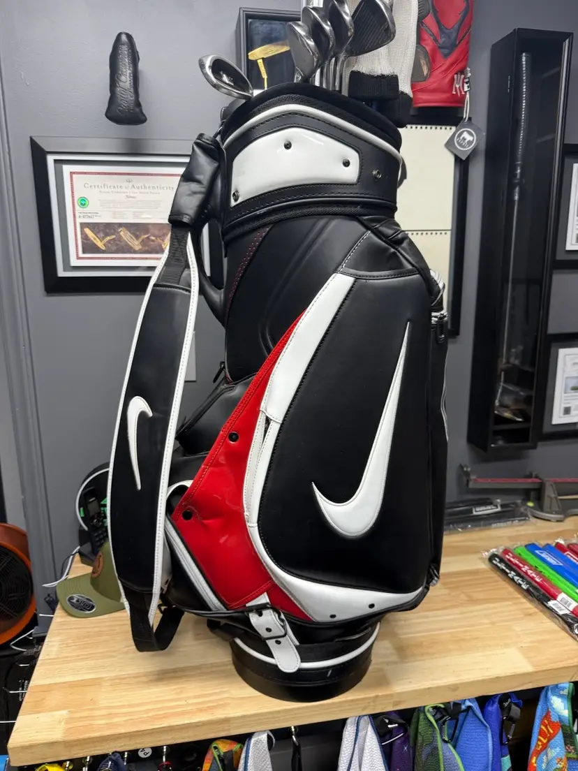 From The Golf Mechanic Vault!!Complete Nike VRS Set Includes Bag,irons,woods,hybrids,wedges,putter,4 Nike Branded Fubuki Fairway Shafts And 1driver Shaft