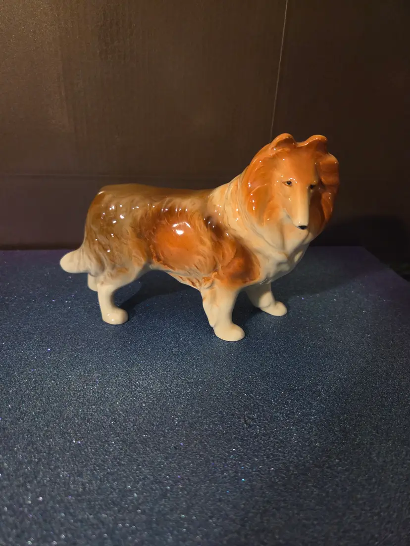 1950's Ucagco Porcelain Collie Dog
