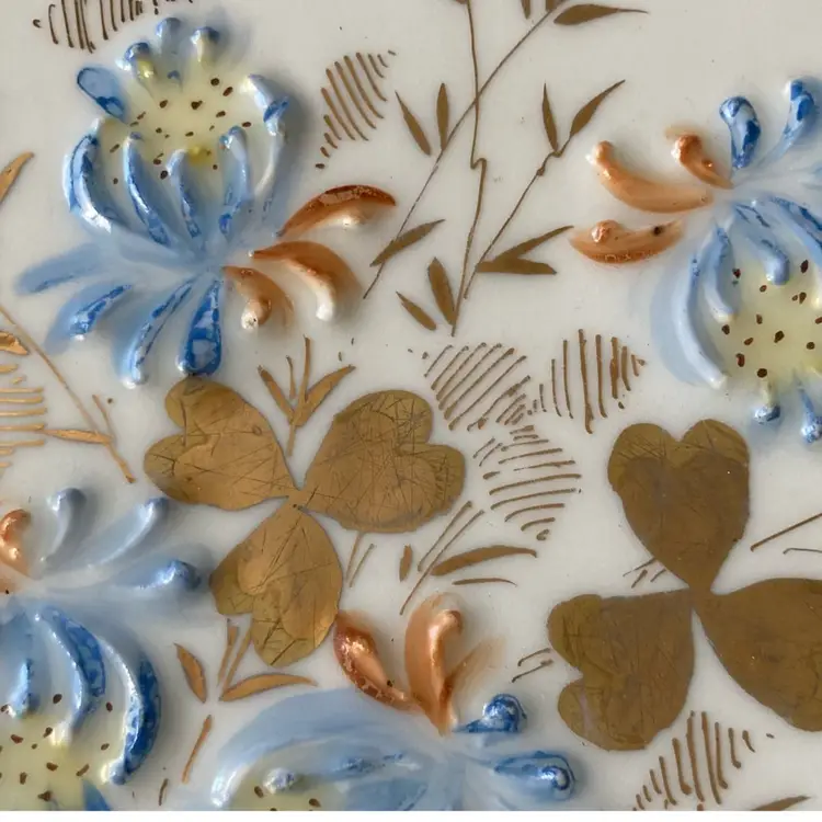 Porcelain Square Platter From Late 1800’s