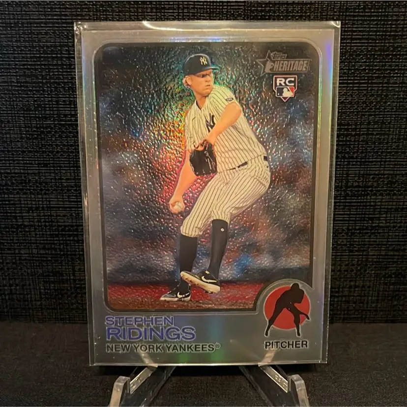 Stephen Ridings 2022 Heritage Chrome /373 New York Yankees