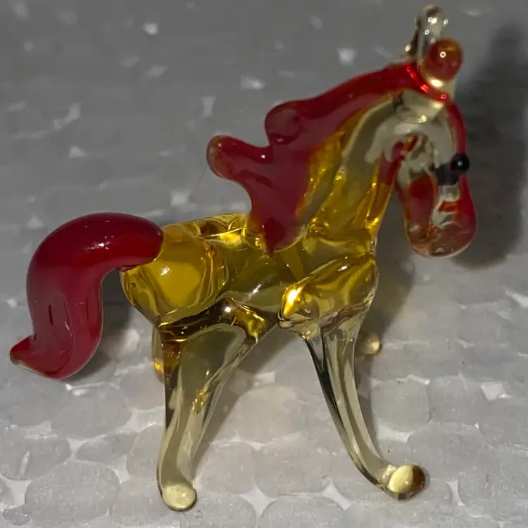 #01 25% Off In From Ukraine Miniature (1 To 1.5") Blown Glass  As Pictured Front And Back Photos (was $8)