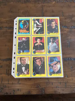 Topps Dick Tracy Movie Trading Cards Complete Set 1-88 And 11 Stickers Excellent Condition Vintage