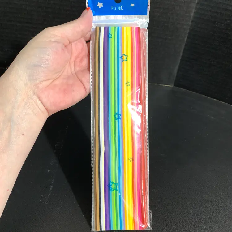 10mm Colored Quilling Strips 500ct
