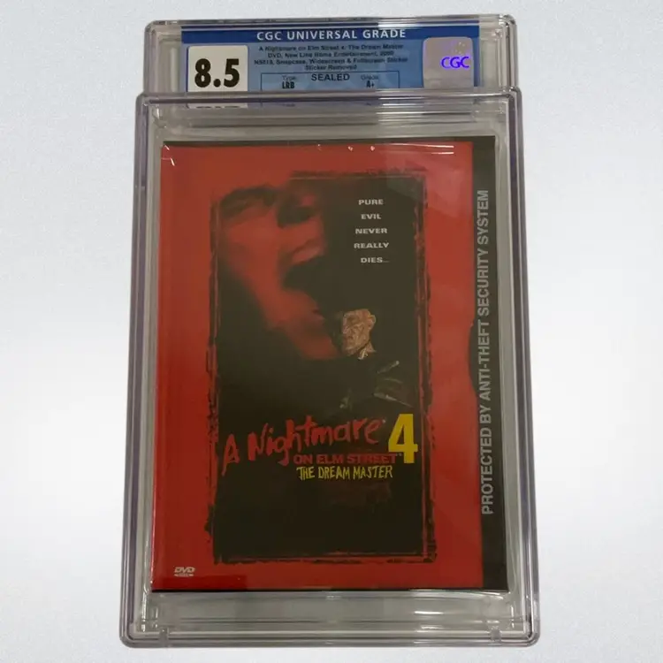 A Nightmare On Elm Street 4 The Dream Master DVD CGC Graded 8.5 A+ New Line 2000 Sealed