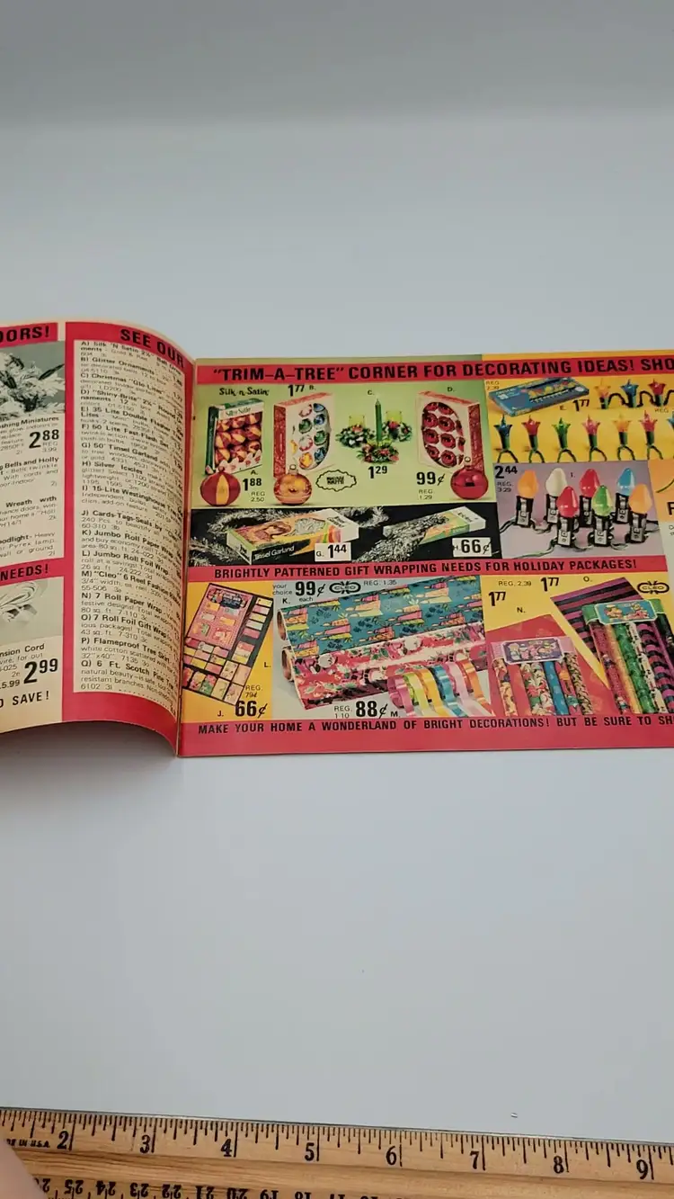 Vintage 1970 Christmas Gifts Catalog Fetter Hardware Retro Holiday Shopping