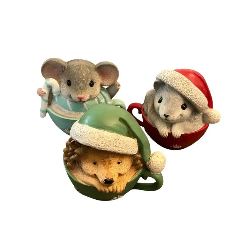 Christmas Tea Cup Critters