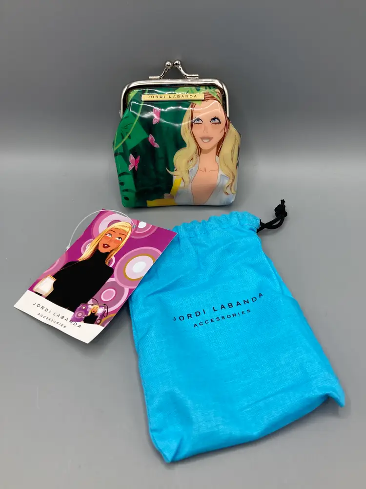 NEW WITH TAGS Jordi La Banda Butterfly Girl Accessory Coin Purse Labanda