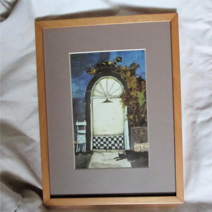 Rosina Wachtmeister Framed Art Cat Print Metallic