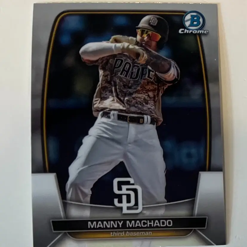 Manny Machado Bowman Chrome San Diego Padres