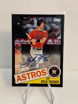 Kyle Tucker 2020 Topps 35th Anniversary 1985 Design Auto #081/199