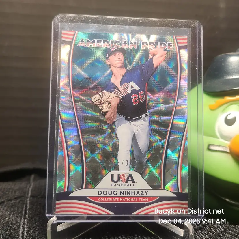 2020 Donruss Team USA - Doug Nikhazy Cleveland Guardians 266/349