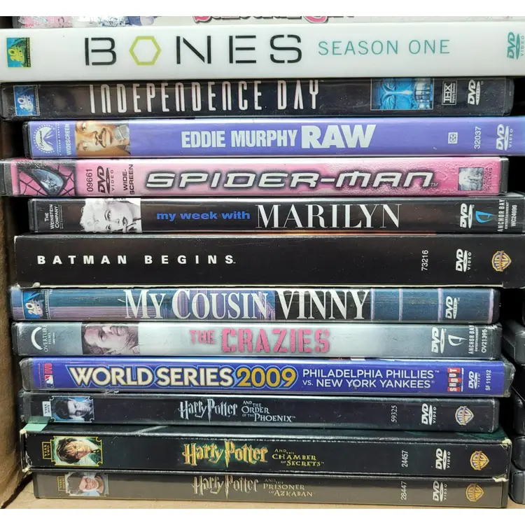 Lot of 50 DVDs Assorted Titles - Singles, Box Sets All in VG or Excellent Condition (Lot 1)