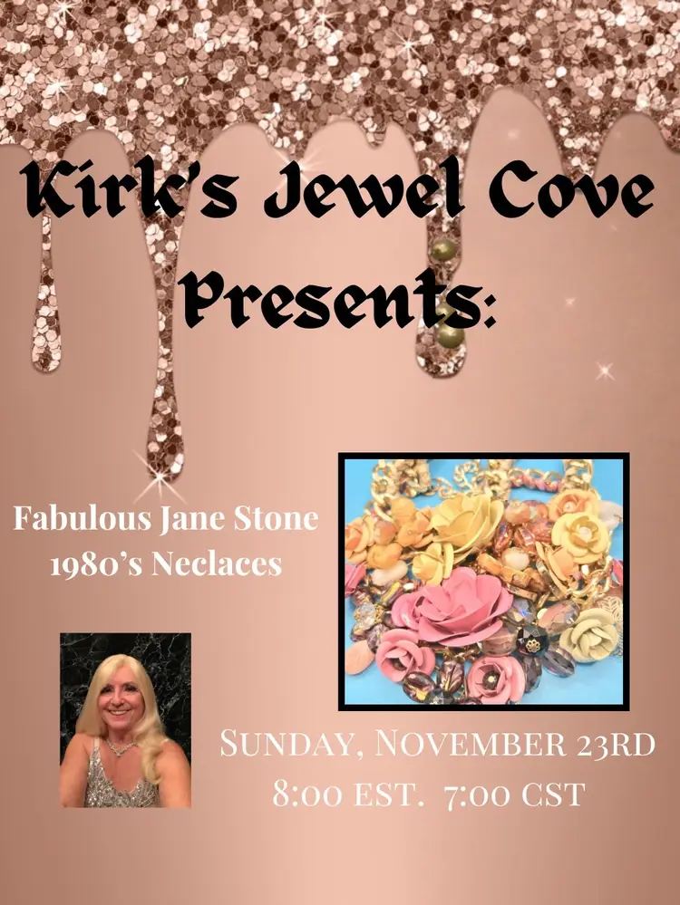 Fabulous 1980’s Jane Stone Necklace!
