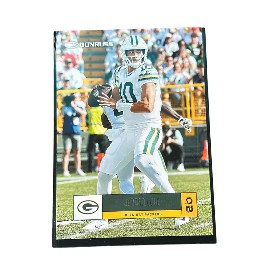 Jordan Love 2025 Donruss Football 2005 Retro Insert Green Bay Packers #R05-JDL
