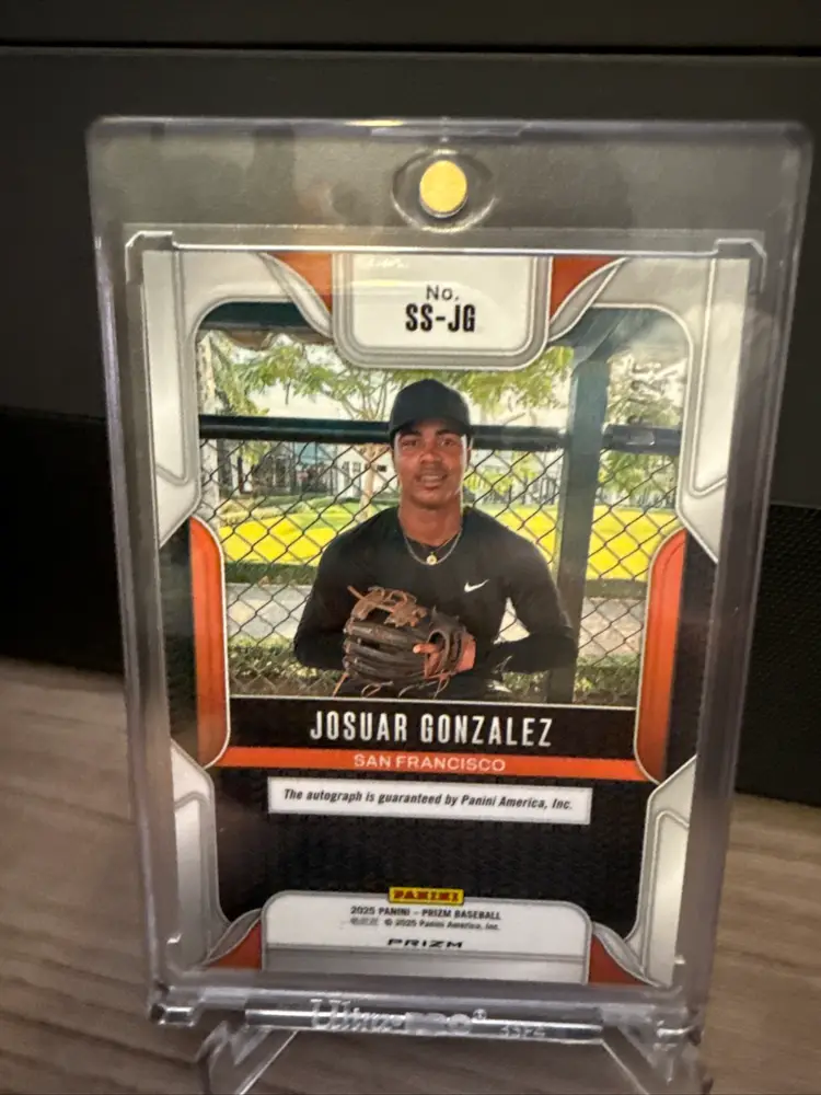 Josuar Gonzalez Prizm Sensational Signatures Mojo 6/25