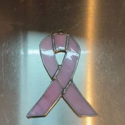 Breast Cancer Awareness Stained Glass