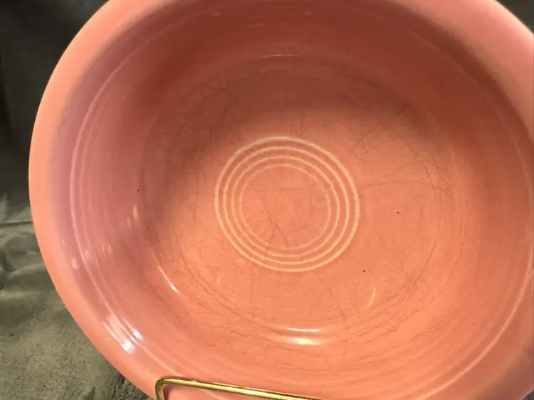 Fiesta Fiestaware Large 7” X 2” Cereal Soup Bowl Pink Rose Retired HLC FUC