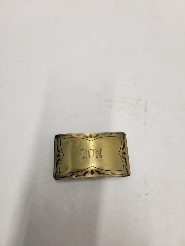 don belt buckle