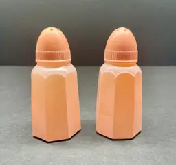 Hazel Atlas Pink Vintage Salt & Pepper Shakers