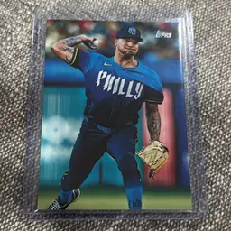 2025 Topps Series 2 True Photo Variation SSP Taijuan Walker Phillies #351