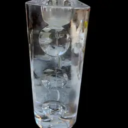 Lenox Ovations Moonlight Candlestick Crystal Clear