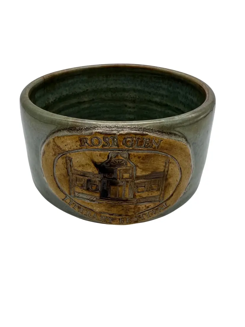 Rose Glen Literary Festival Pottery Bowl The Old Mill 2019 Collectors Piece