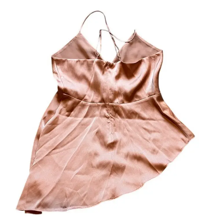 Express Cami Top Womens Small Pink Asymmetrical Hem Sleeveless Party Blouse NWT