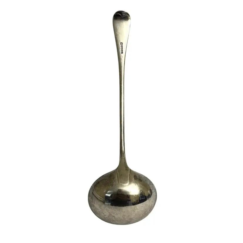 Antique Vintage Silver plated FW Sheffield England Sauce Ladle 13.25"