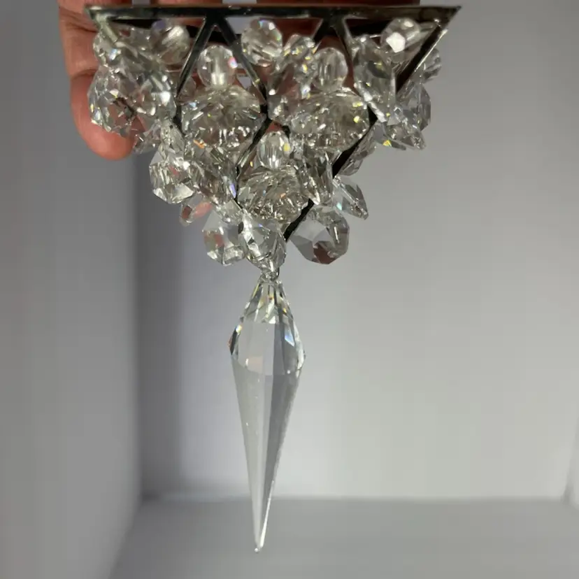 Schonbek Geometrix Swarovski Crystal Vertex Pendant  Lighting 2004