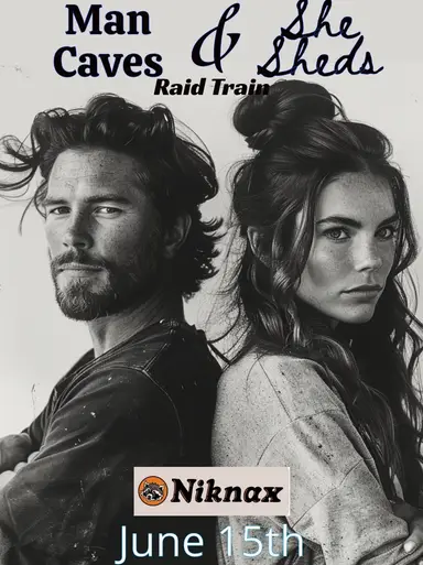 The Man Cave & SheShed Train! TEAM MAN CAVE😎