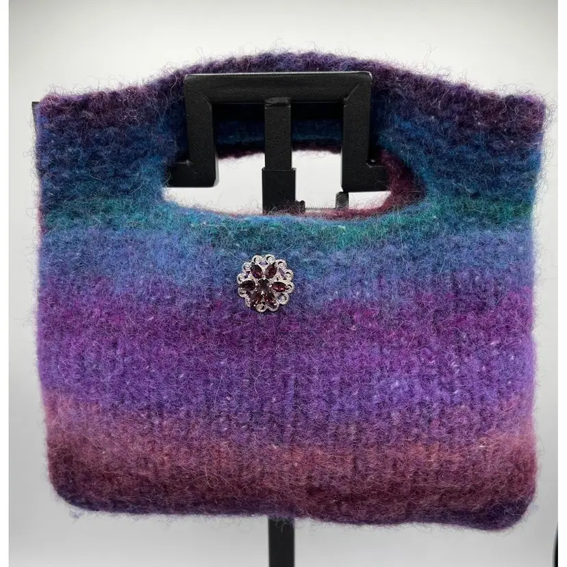 Made By Me Hand Knit and Felted Purse