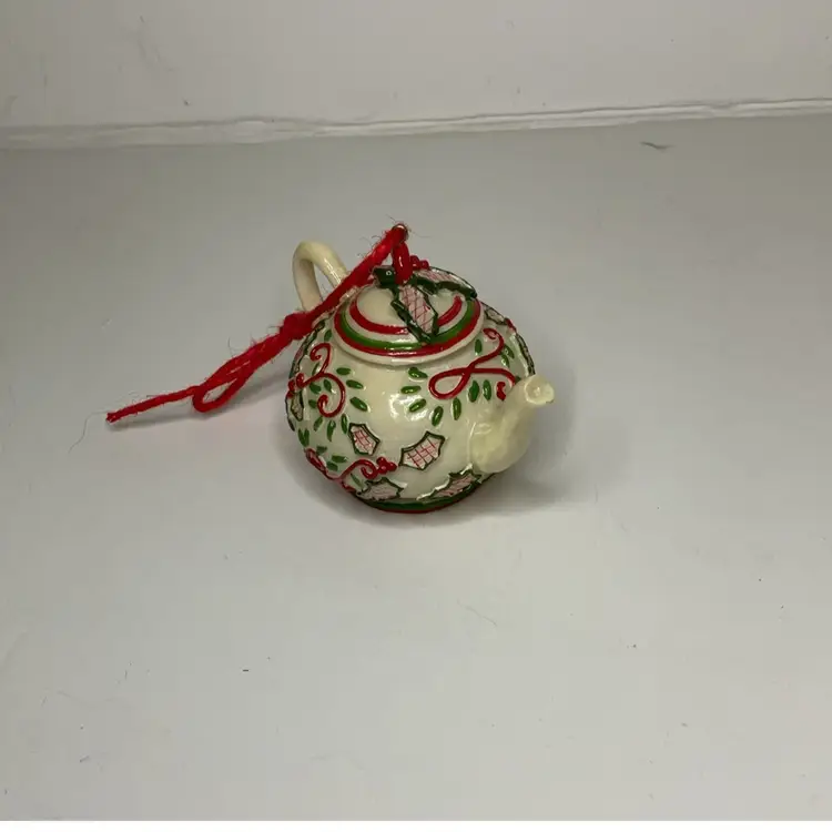 Teapot Christmas Ornament