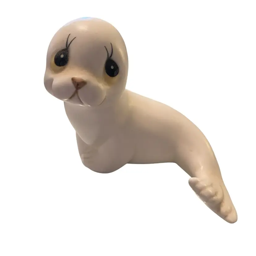 vintage ceramic seal figurine produced by Oxford in Mexico