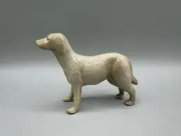 Enesco Labrador Retriever Figurine Tan Golden Standing Nativity Ceramic