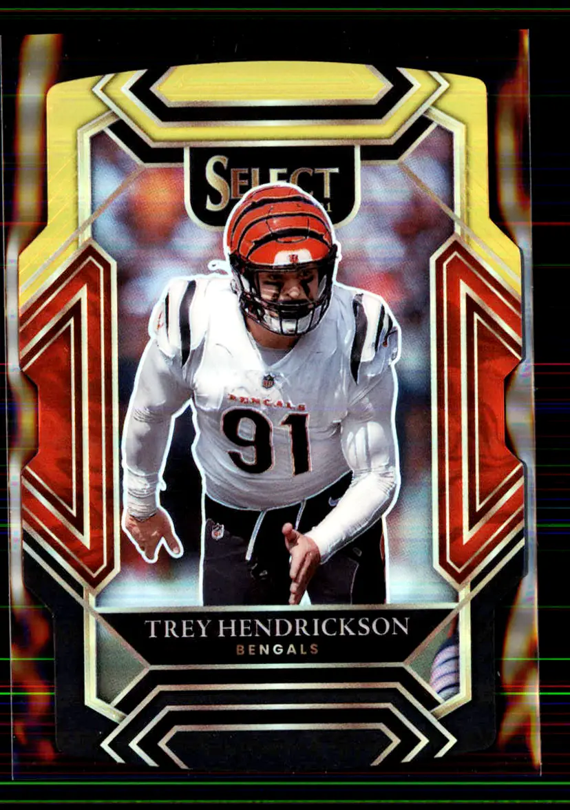 Trey Hendrickson 2021 Panini Select Black & Gold Prizm Die Cut #209 - Cincinnati Bengals - (147-93)