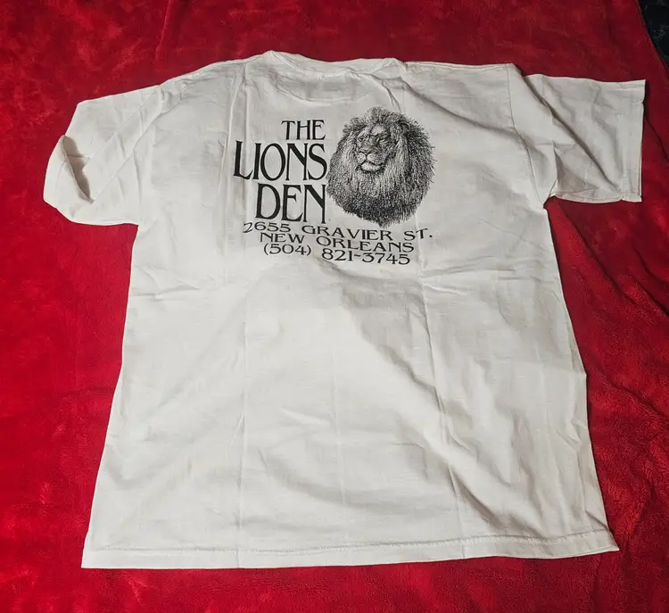 Vintage Autographed Irma Thomas Signed Lions Den New Orleans Double Sided