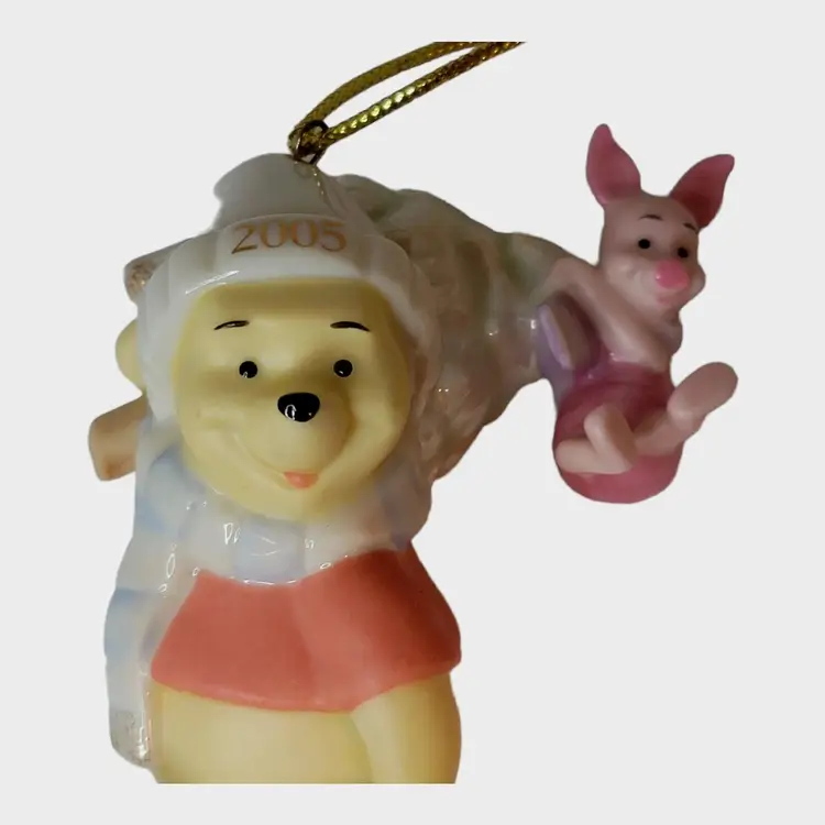 LENOX 2005 A Tree for Pooh and Piglet Christmas Tree Ornament 1st in Series