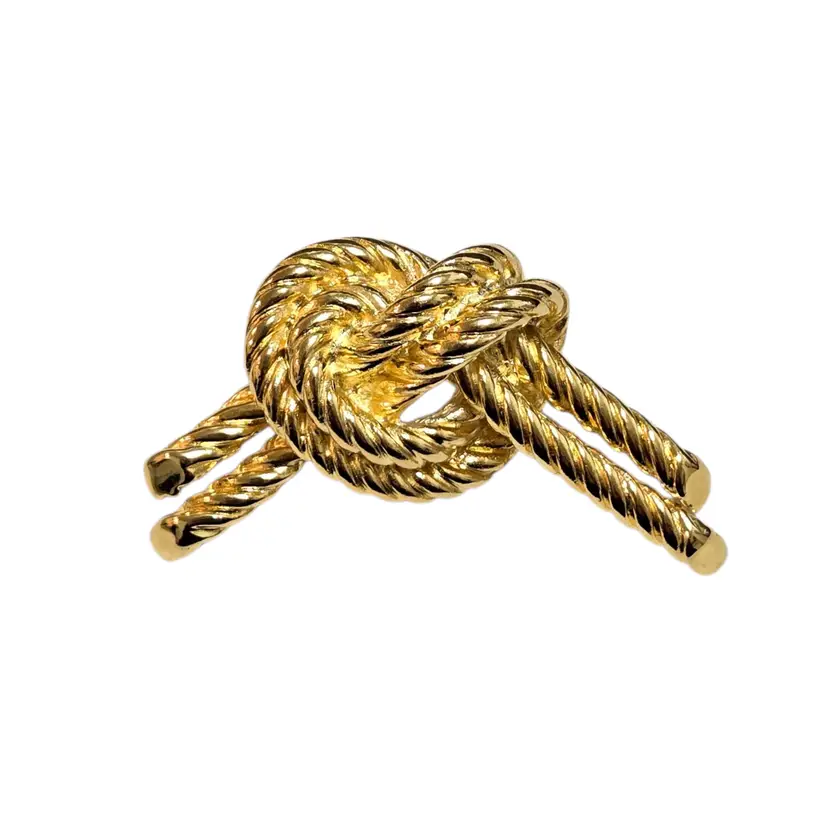Joan Rivers Love Knot Twisted Brooch