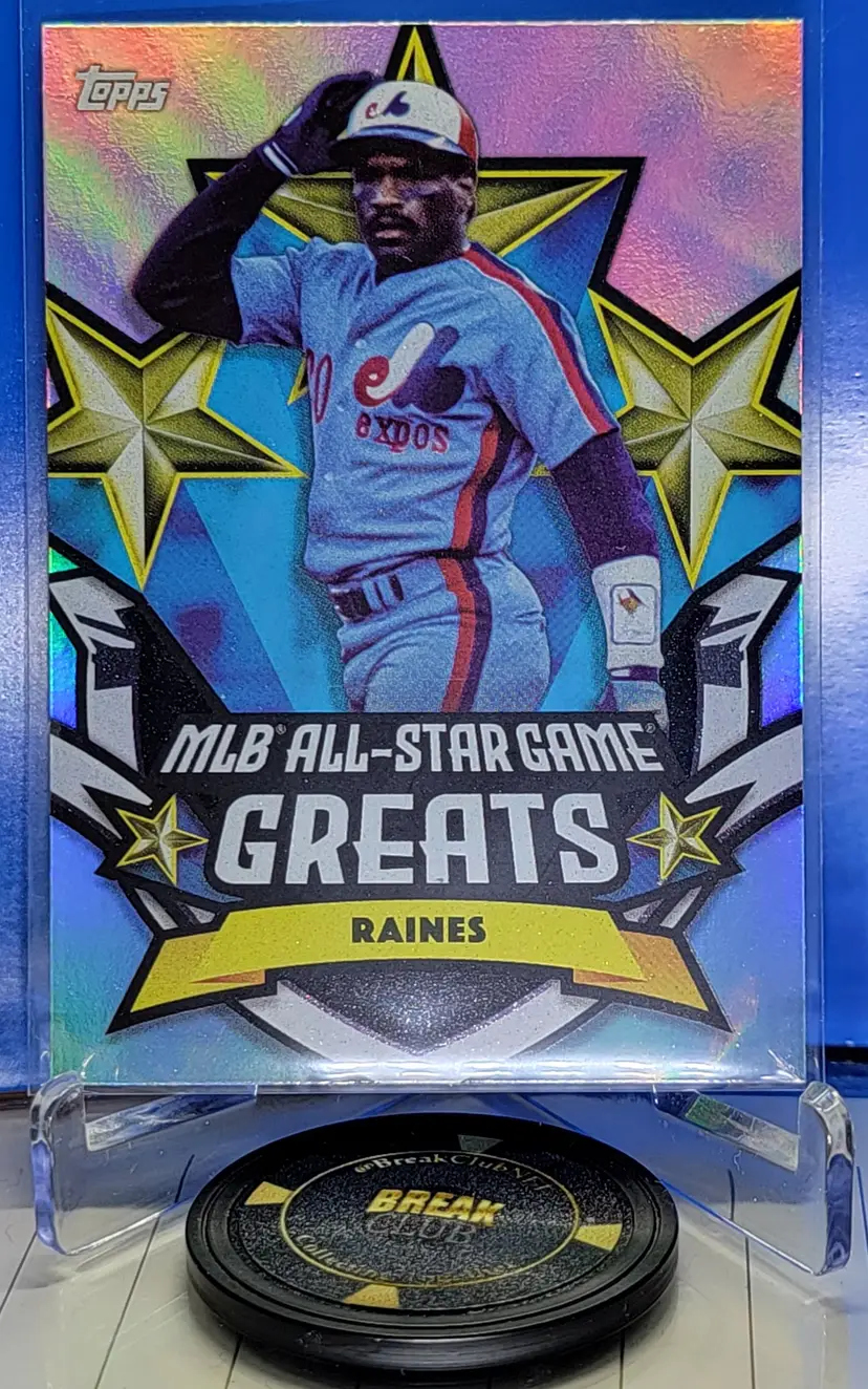 Tim Raines 2025 Topps All-Star Game MLB All-Star Game Greats #ASGG-10 Montreal Expos